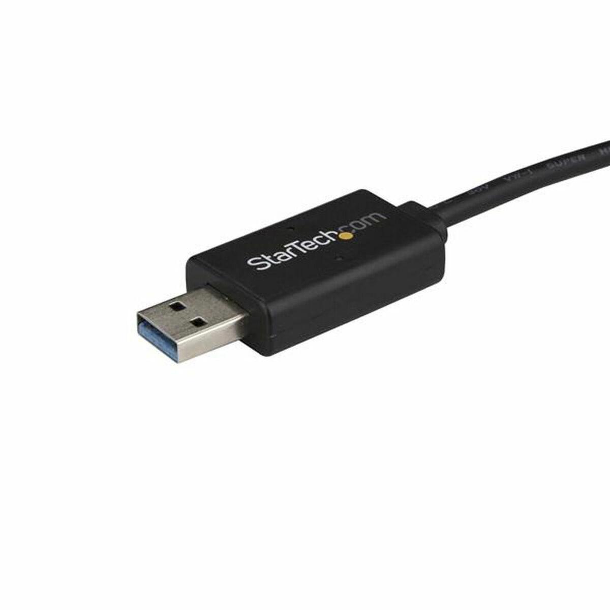Startech USB A til USB C-kabel 2 m - USB 3.2, sort billede