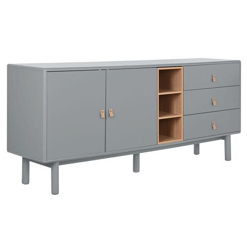 Skænk Home ESPRIT Blå Grå 180 x 40 x 75 cm