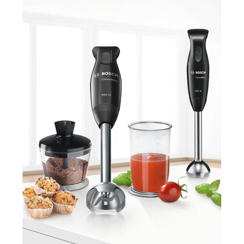 Stavblender BOSCH MSM2620B CleverMixx Sort 600 W
