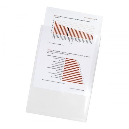 Grafoplas plastlommer A4 gennemsigtig - 100 stk.
