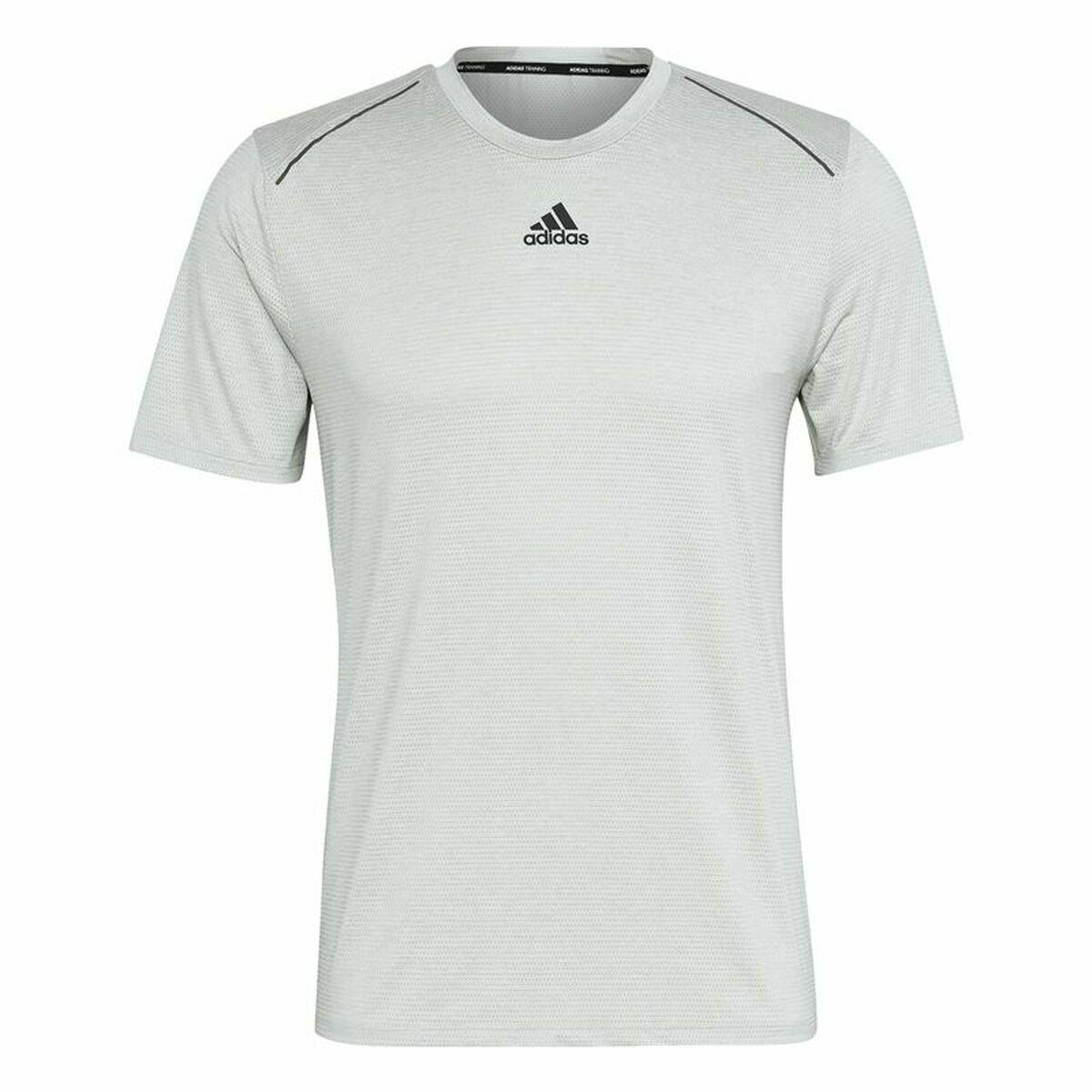Adidas HIIT kortærmet T-shirt til mænd - lysegrøn, S