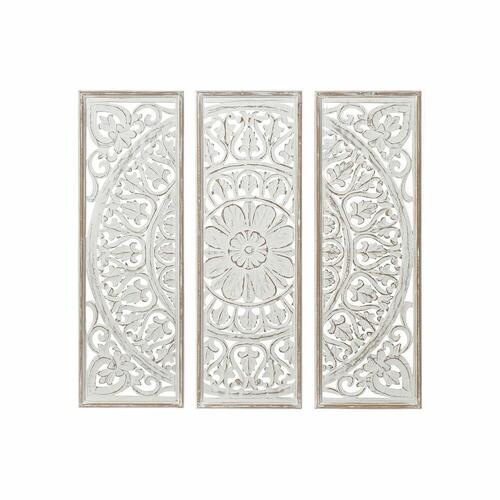 Vægdekoration Mandala Træ MDF (120.5 x 2 x 121.5 cm)