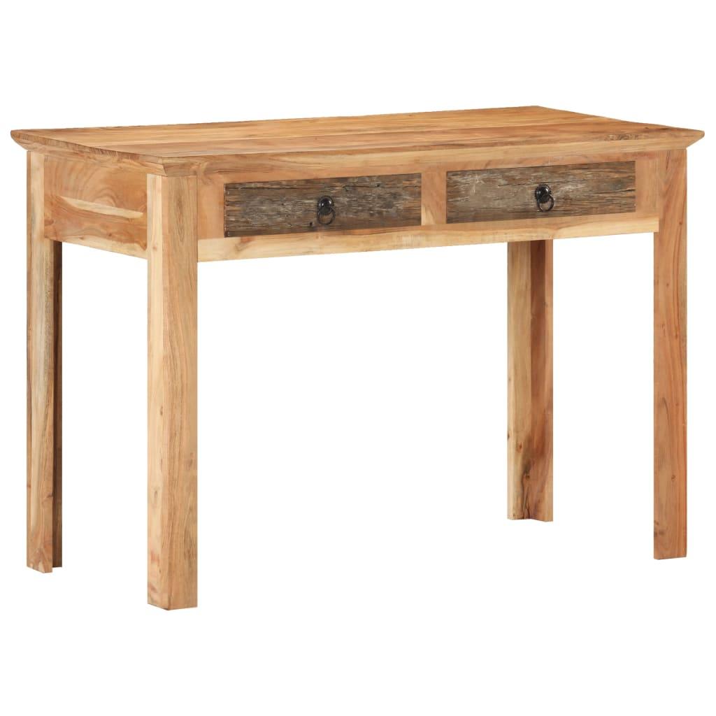 Skrivebord 110x50x75 Cm Massivt Genbrugstræ