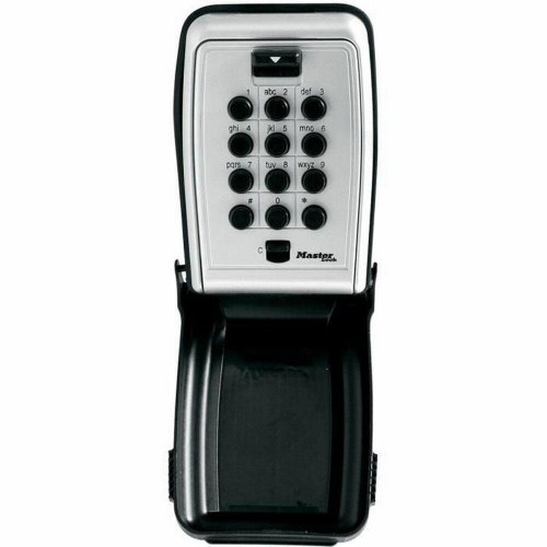 Nøgleskab med kode Master Lock 5422EURD - metal, grå/sort, 11,7 × 7,9 × 5 cm