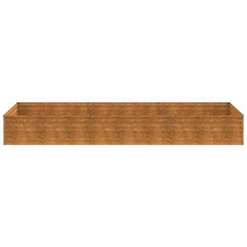Højbed 291x100x36 cm cortenstål