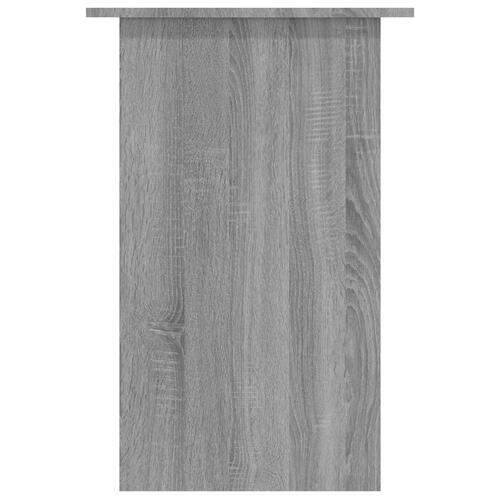 Skrivebord 90x50x74 cm konstrueret træ grå sonoma-eg
