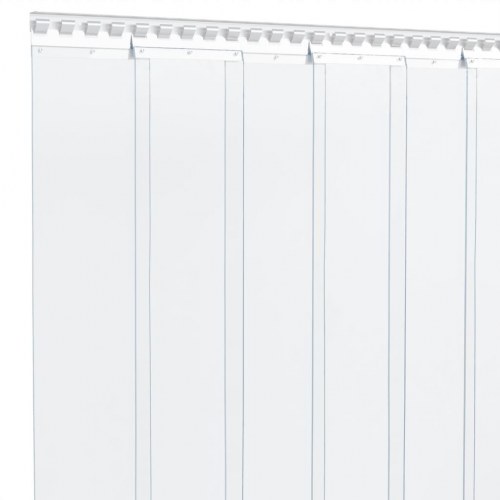 Bændelgardin 200 mm x 1,6 mm 10 m PVC transparent