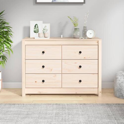 Kommode 100x40x72 cm massivt fyrretræ