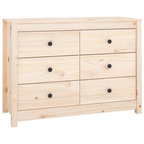 Kommode 100x40x72 cm massivt fyrretræ