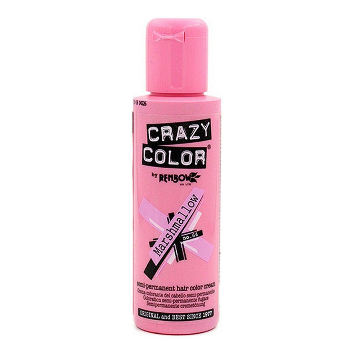 Halvpermanent Farvning Marshmallow Crazy Color Nº 100