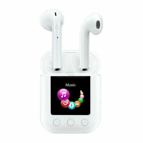 Denver Electronics TWM-850 trådløse høretelefoner m. 8 GB og skærm - Hvid