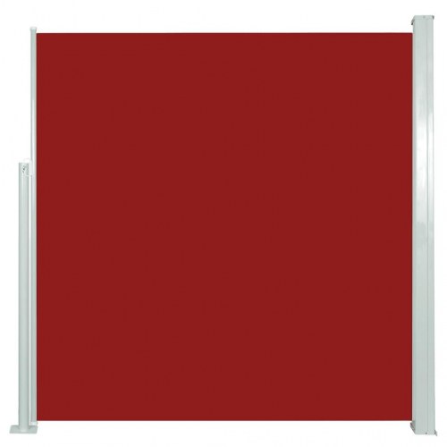 Sammenrullelig sidemarkise 140 × 300 cm - rød