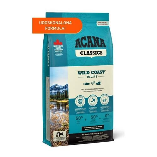 Foder Acana Classics Wild Coast Voksen Laksefarvet Fisk 14,5 kg