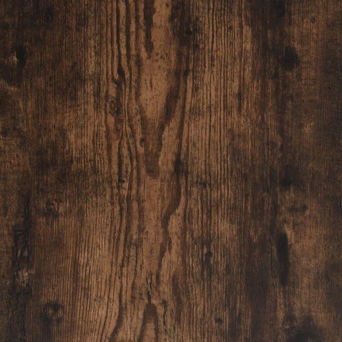 Skobænk 102x42x46 cm konstrueret træ røget egetræsfarve