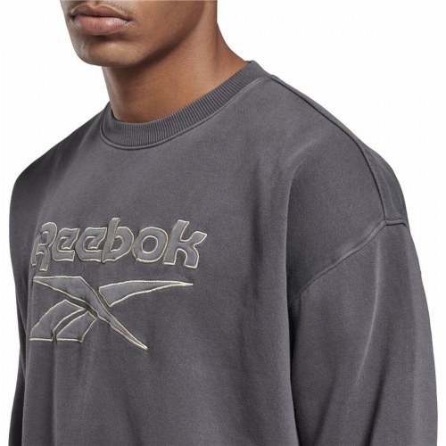Reebok Classics Premium sweatshirt uden hætte - mørkegrå (XL)