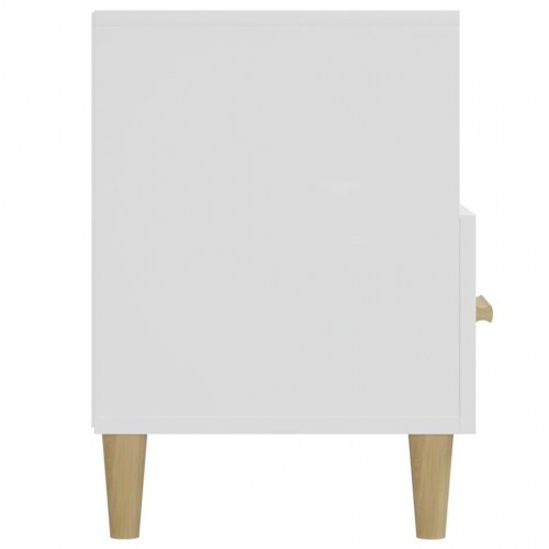 TV-bord 102×36×50 cm - hvid højglans, konstrueret træ