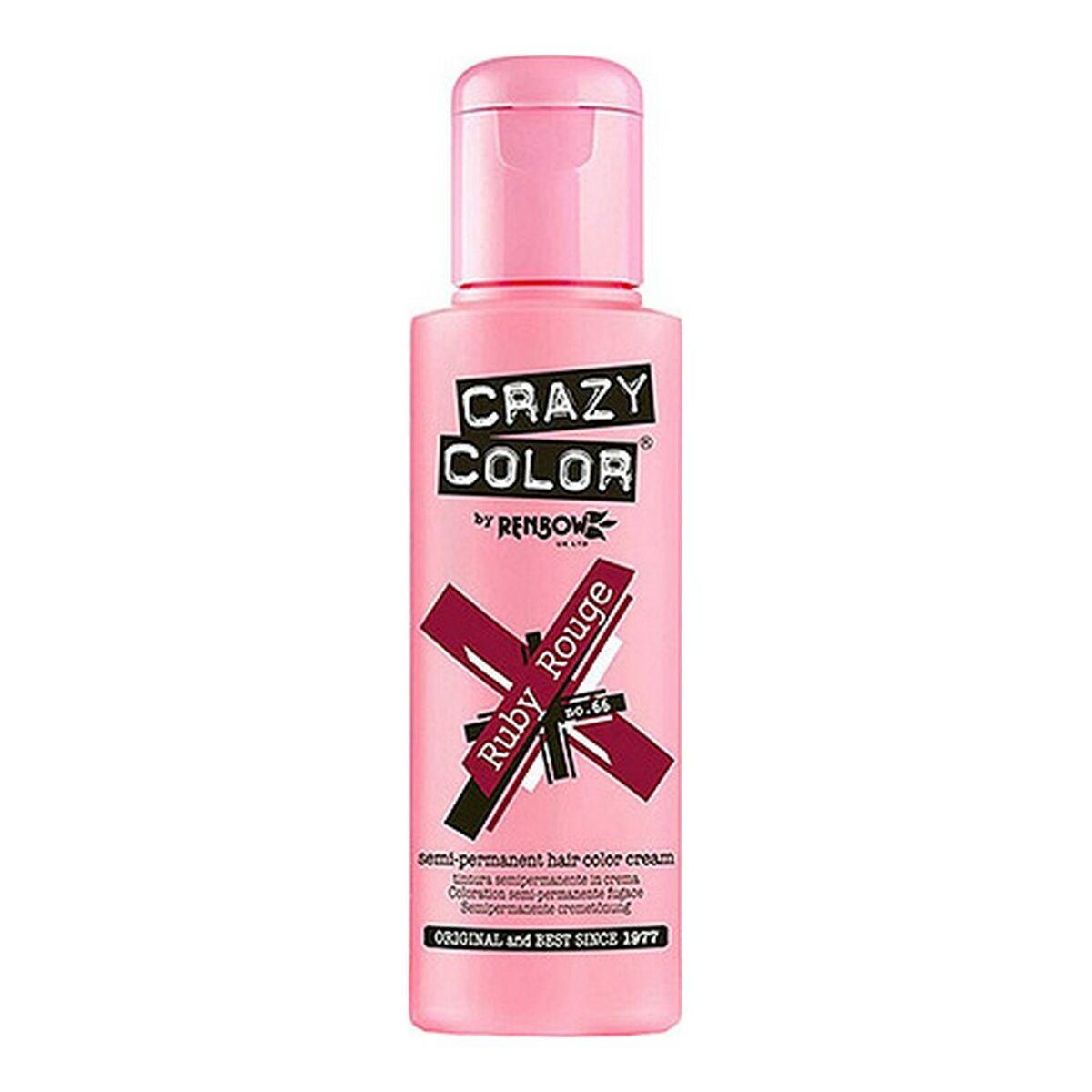 Halvpermanent Farvning Ruby Rouge Crazy Color Nº 100