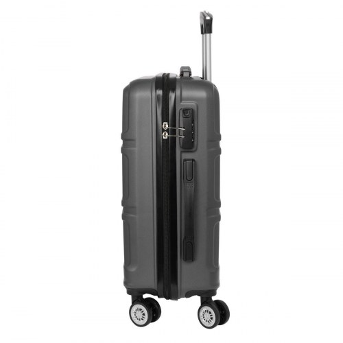 Kuffert håndbagage Safta mørkegrå 20'' - 34,5 × 55 × 20 cm
