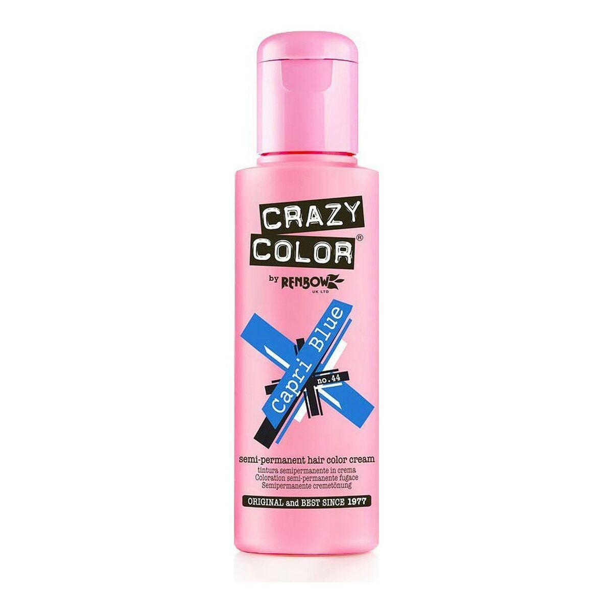Halvpermanent Farvning Capri Blue Crazy Color Nº 100
