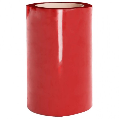 Bændelgardin PVC 10 m - rød, 200 mm x 2,6 mm