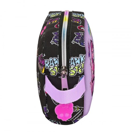 Termisk morgenmadsholder Monster High - sort/lilla 21,5 × 12 × 6,5 cm