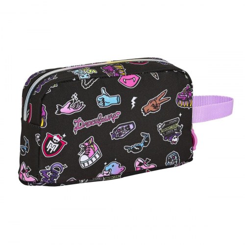 Termisk morgenmadsholder Monster High - sort/lilla 21,5 × 12 × 6,5 cm