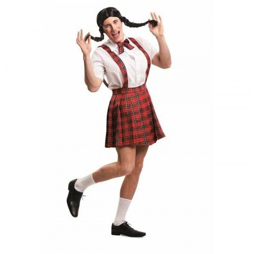 Kostume til voksne Mænd Skolepige 3 Dele - M/L