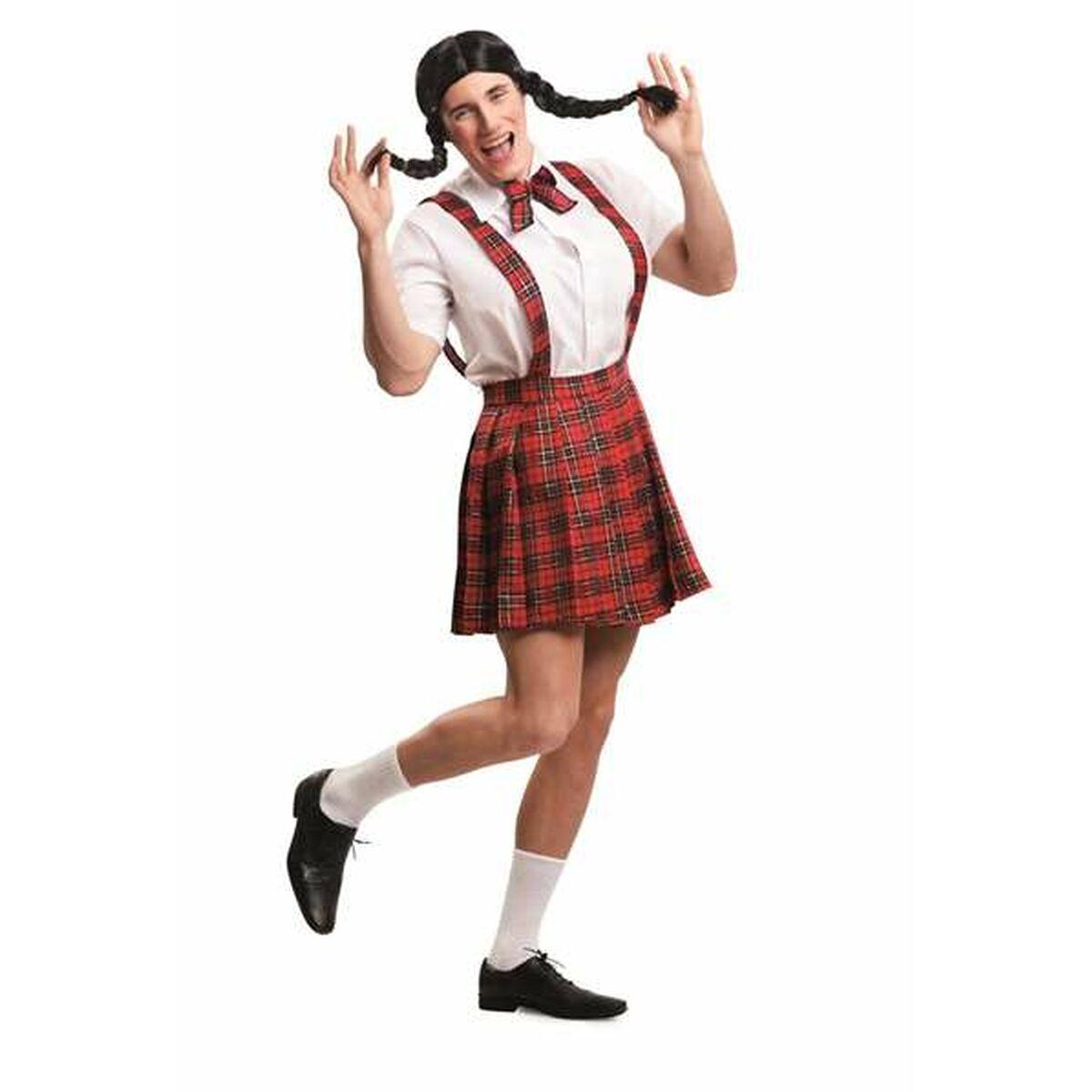 Kostume til voksne Mænd Skolepige 3 Dele - M/L