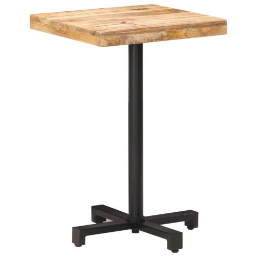 Bistrobord 50x50x75 cm firkantet ru mangotræ