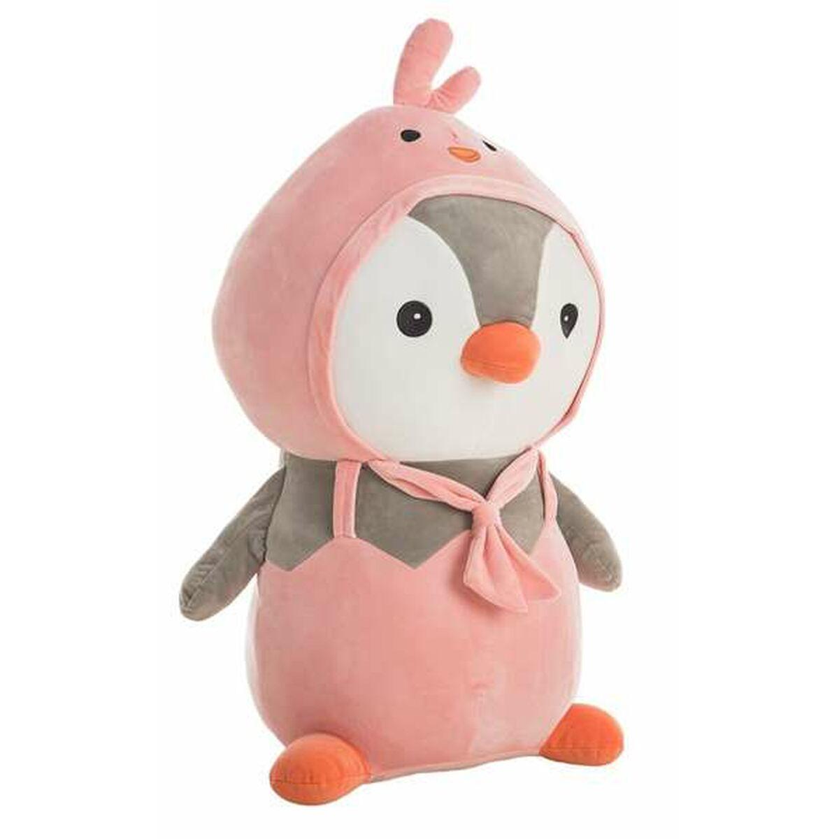 Tøjdyr bamse - Pingvin, pink 36 cm
