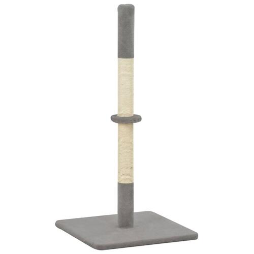 Kradsetræ til katte 40 x 40 x 80 cm sisal grå