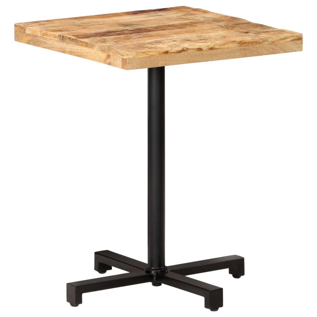 Bistrobord 60x60x75 cm firkantet ru mangotræ