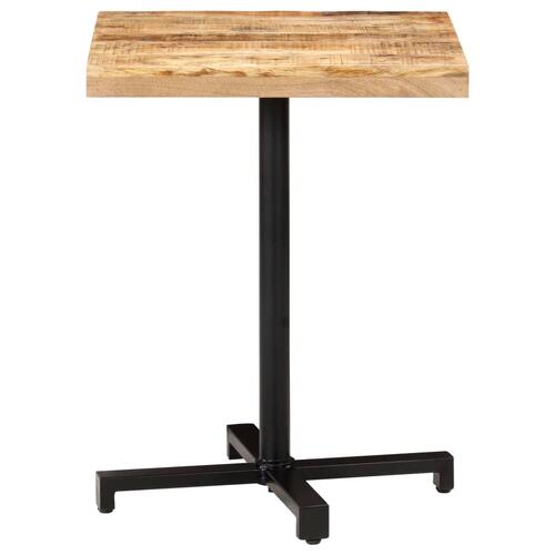 Bistrobord 60x60x75 cm firkantet ru mangotræ