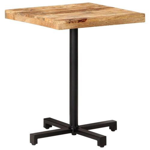 Bistrobord 60x60x75 cm firkantet ru mangotræ