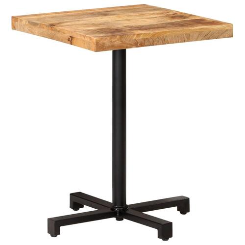 Bistrobord 60x60x75 cm firkantet ru mangotræ