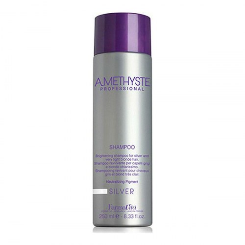 Farmavita Amethyste Silver shampoo til blondt eller gråt hår - 250 ml