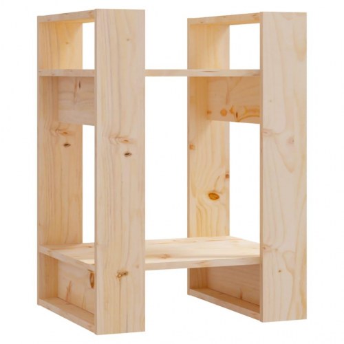 Bogreol/rumdeler i massivt fyrretræ - 41 × 35 × 57 cm