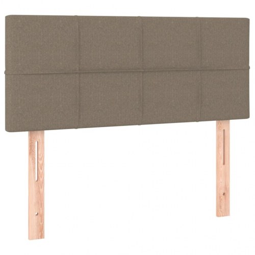 Sengegavl i stof 80 x 5 x 78/88 cm - gråbrun