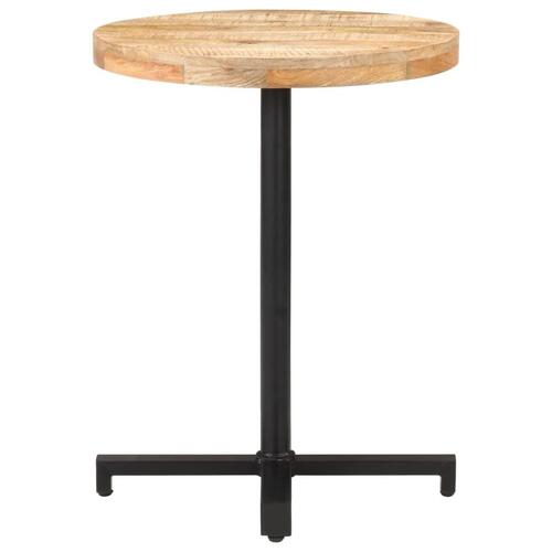 Bistrobord Ø60x75 cm rund ru mangotræ