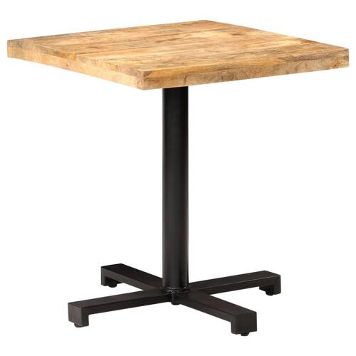 Bistrobord 70x70x75 cm firkantet ru mangotræ