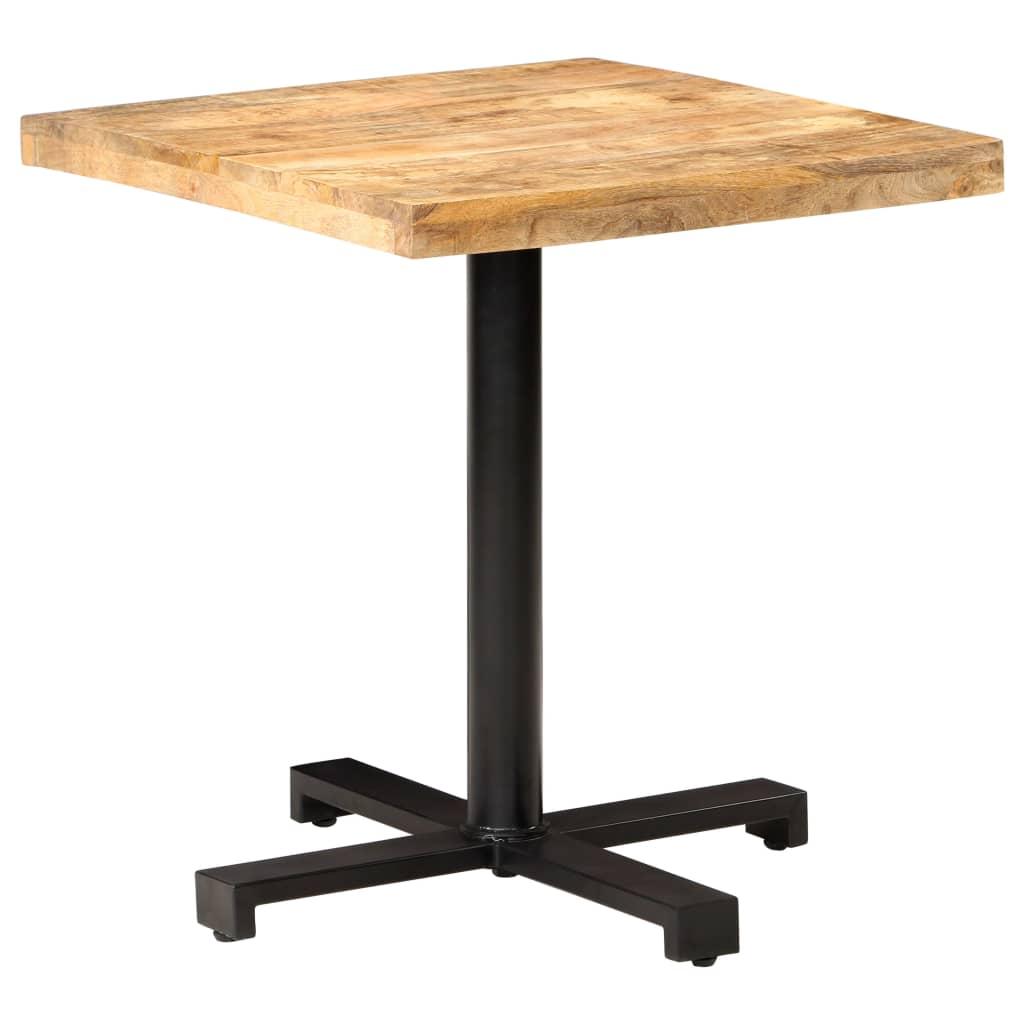 Bistrobord 70x70x75 cm firkantet ru mangotræ