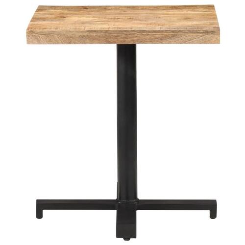Bistrobord 70x70x75 cm firkantet ru mangotræ