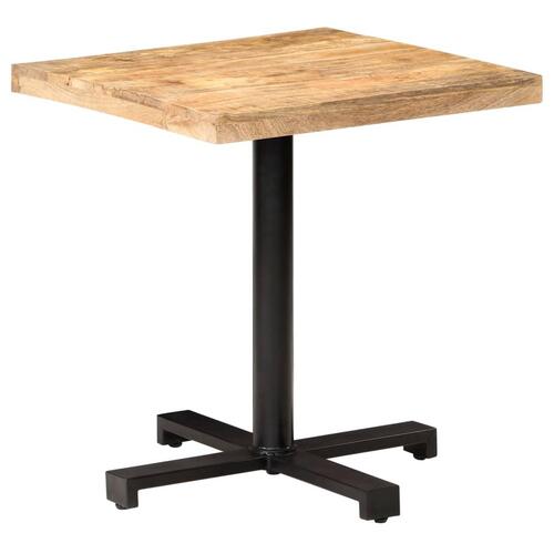 Bistrobord 70x70x75 cm firkantet ru mangotræ