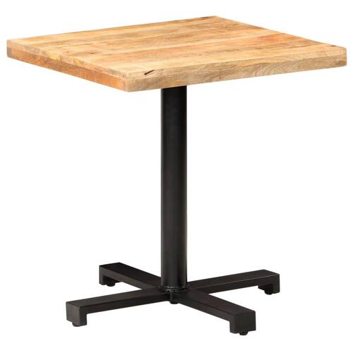 Bistrobord 70x70x75 cm firkantet ru mangotræ