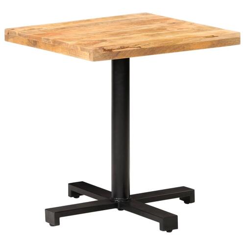 Bistrobord 70x70x75 cm firkantet ru mangotræ