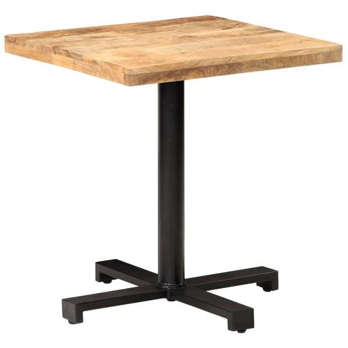 Bistrobord 70x70x75 cm firkantet ru mangotræ