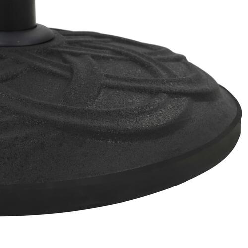 Parasolfod beton 15 kg rund sort