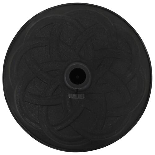 Parasolfod beton 15 kg rund sort