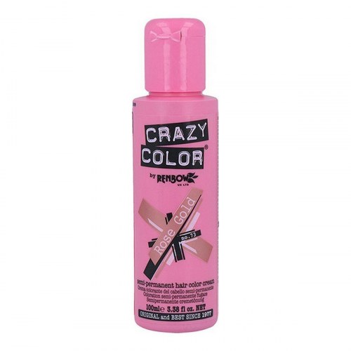 Crazy Color semi-permanent hårfarve Nº 73 Pink/Rose Gold 100 ml