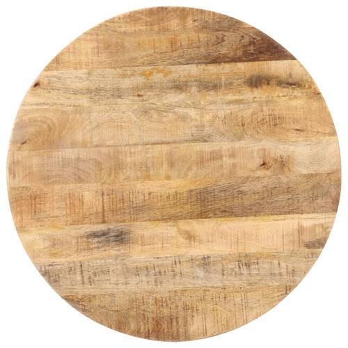 Bistrobord Ø70x75 cm rund ru mangotræ